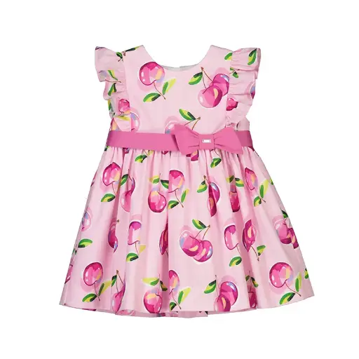 Mayoral Printed Dress - 1914 / 3917 - Mauve 