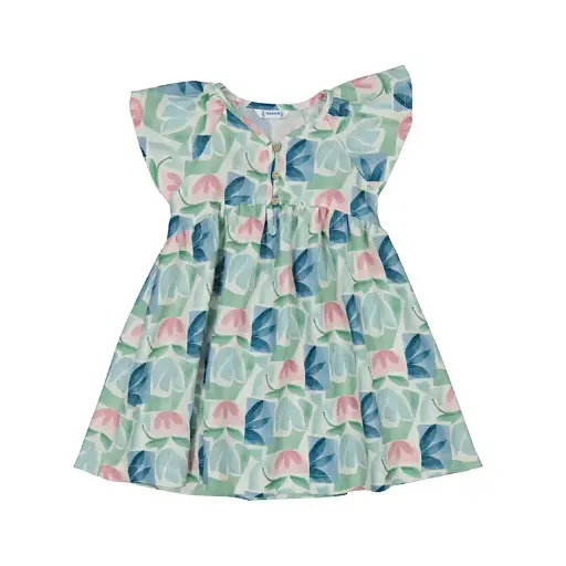 Mayoral Printed Dress - 3928 - Mint