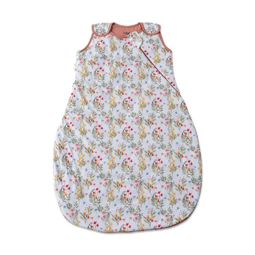 Earth Baby Outfitters TENCEL™ Lyocell Premium Duvet Sleep Bag - 2.6 TOG - Spring Blossom