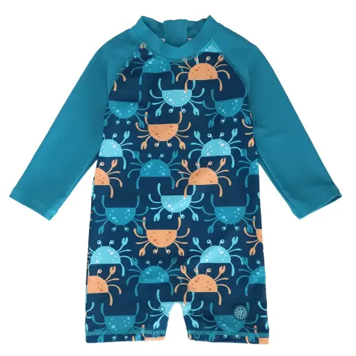 Calikids Boys UV Crab Bathing Suit/Maillot UV Crabe