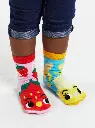Pals Socks Fun Mismatched Non-Slip Strawberry & Banana