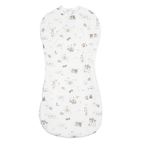 Perlimpinpin Bamboo newborn sleep bag - Jungle (1.0 tog) NB
