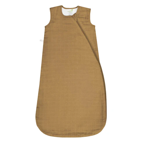 Perlimpinpin Cotton Muslin Sleep Bag / Honey 0.7 Tog  