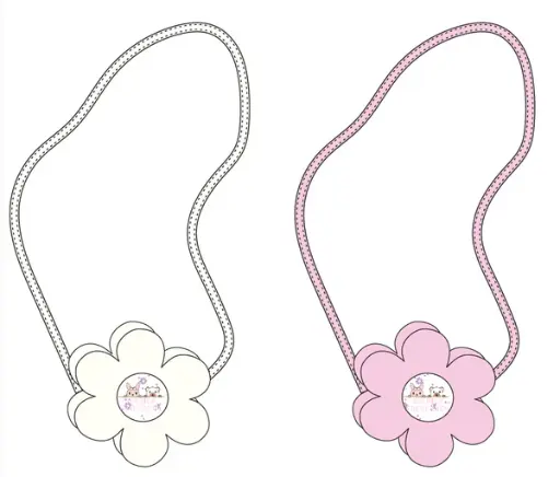 Sherick Fredermen Crossbody Bag 3D Flower Shaped- White 