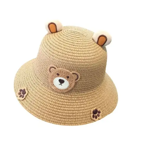 Straw Hat Bear 51201 - Khaki