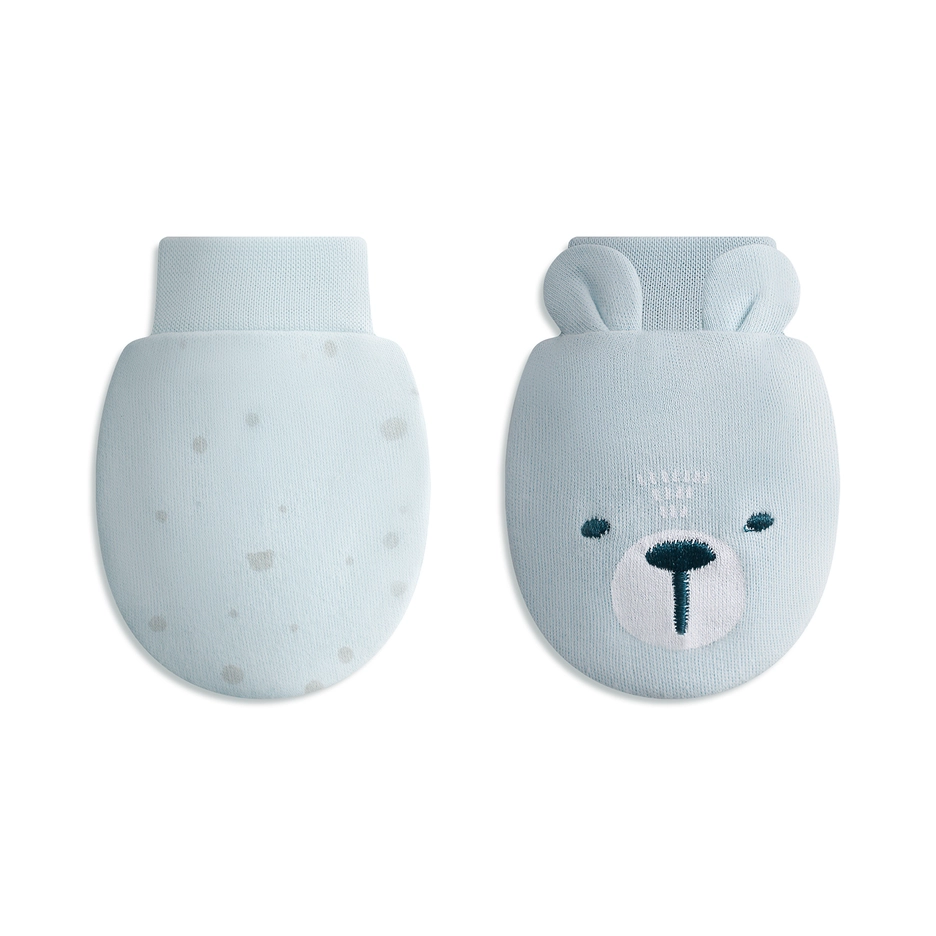 Piccolo 2PR Anti-Scratch Mittens Blue