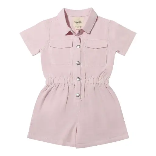 Vignette Addison Romper V1376B - Rose