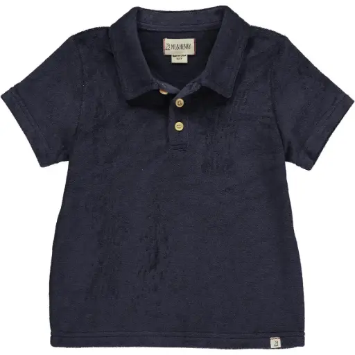 ME & Henry Watergate Terry Towelling Polo HB1258b Navy