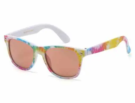 Kids Sunglasses - Retro Classic Tie-Dye Shades kg-wf01-tyd