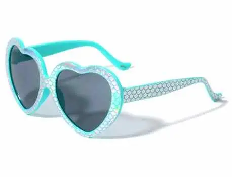 Kids Sunglasses - Heart Shaped Mermaid Frame k879