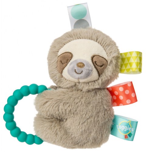 Mary Meyer Sweet Soothie Teether Rattles - Molasses Sloth