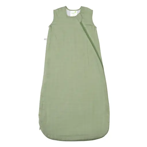 Perlimpinpin Cotton Muslin Sleep Bag / Kaki 0.7 Tog
