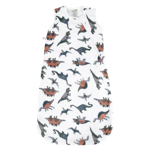 Perlimpinpin Cotton muslin sleep sack - Dinos 0.7 tog 