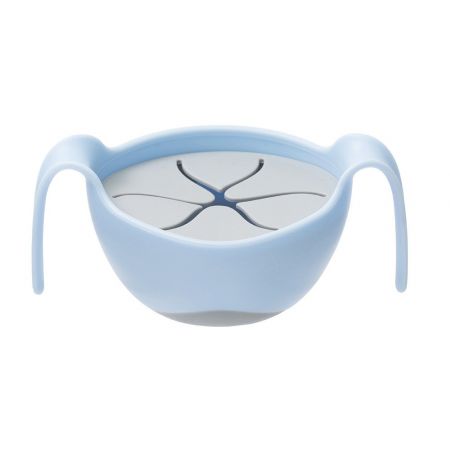 B.box Bowl+Straw -Banana Split - Blue