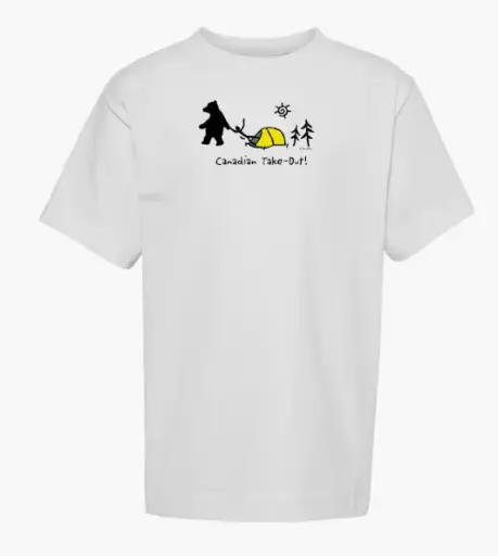 T-Shirt - GGS 2892  Canadian Take Out - White