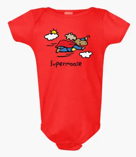Onesie - GGS 2281 Super Moose - Red
