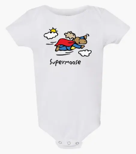 Onesie - GGS 2282 Super Moose - White