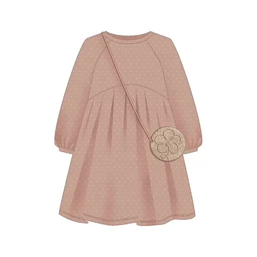 Mayoral Fleece Dress 04926 - Makeup