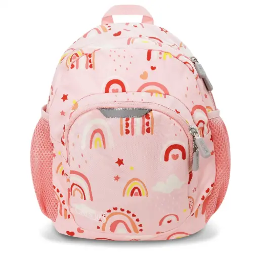 Jan & Jul Little Xplorers Mini Preschool Backpack - Pink Rainbow