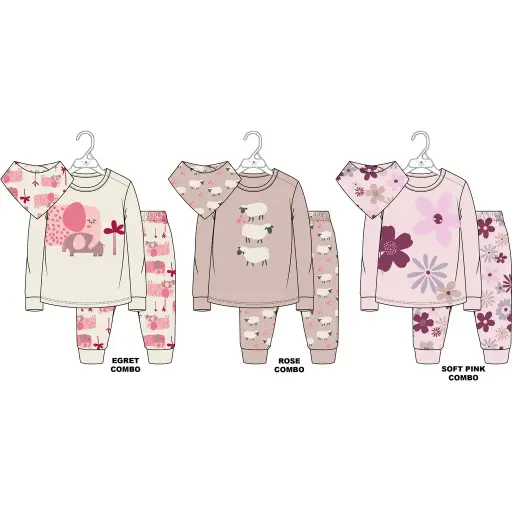 MID 1773 & 0773 3PC Set - Soft Pink