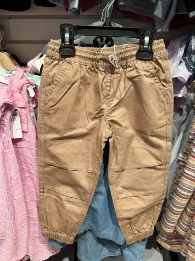 Mandarine & CO 05419 Bottom Pant Parachute Poplin - Warm Taupe