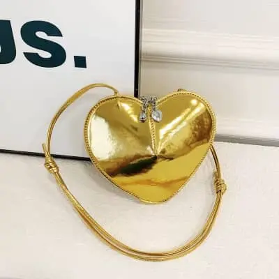 Crossbody Purse Heart 2002- Yellow