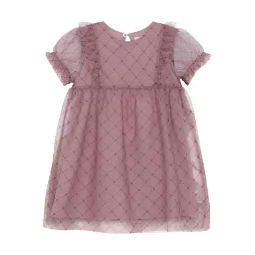ROBO Creamie Infant/kid Girl Dress Heart Mesh 840871 4200