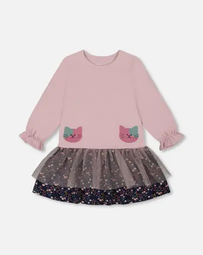 Deux Par Deux Dress 514 - Dusty Pink