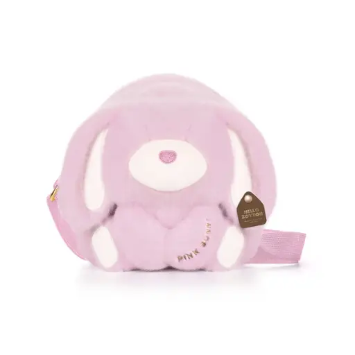 Zoy Zoii Plush Animal Kids Crossbody Bag - Bunny