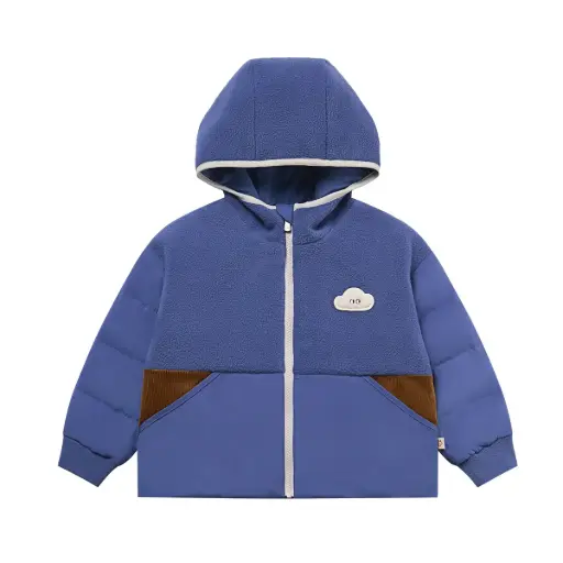 Nest Petite Revery Recycled Polyester Down Jacket - Deep Sea Blue