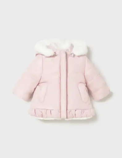 Mayoral  Reversible Coat  2404 - Baby Rose