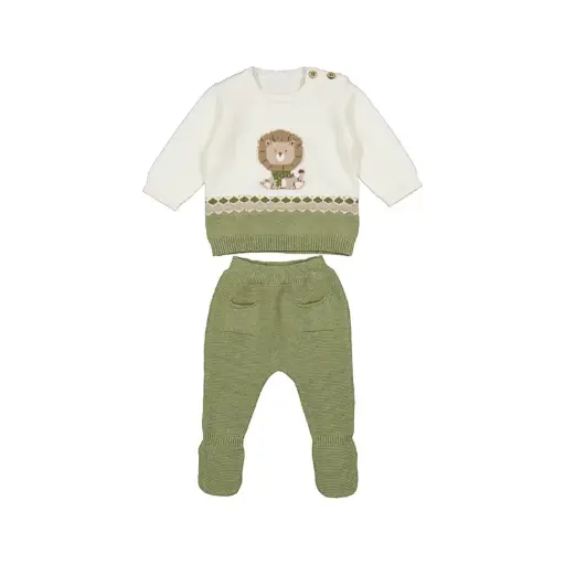 Mayoral Knit Leg Warmer Set 2563 - Green