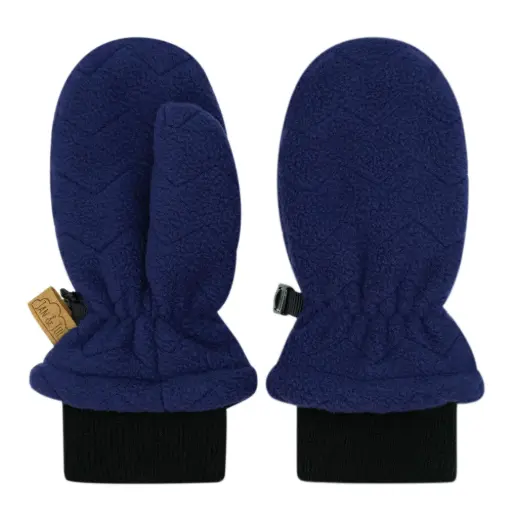 Jan & Jul Fleece Mittens - Navy 