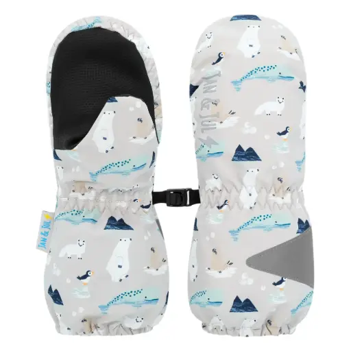 Jan & Jul Cozy-Dry Waterproof Rain Mittens - Polar Pals