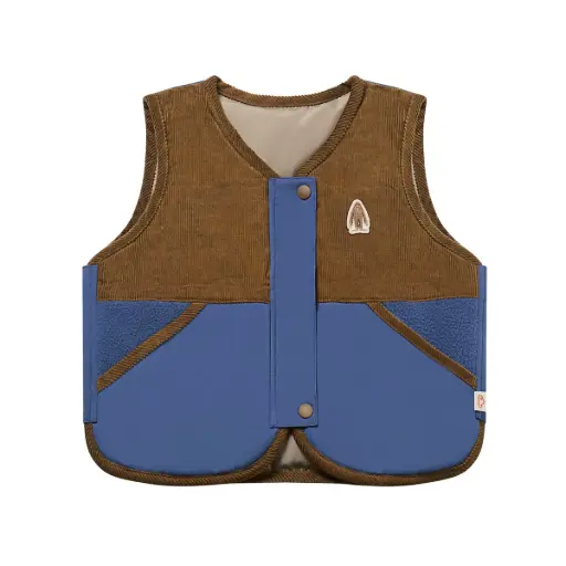 Nest Petite Revery Recycled Polyester + Corduroy Down Vest