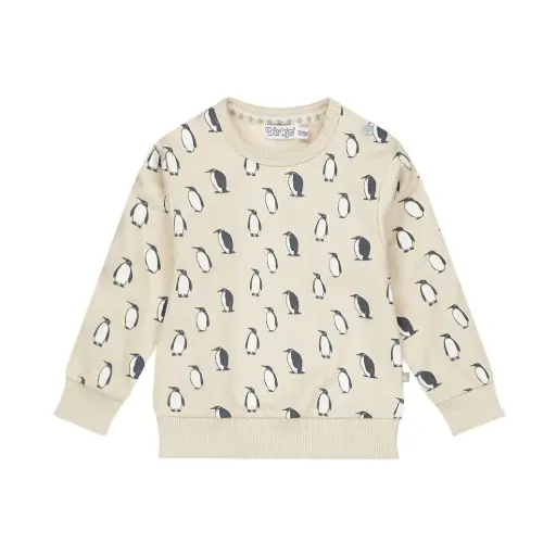 Dirkje Boys' Sweater Pebble Penguins