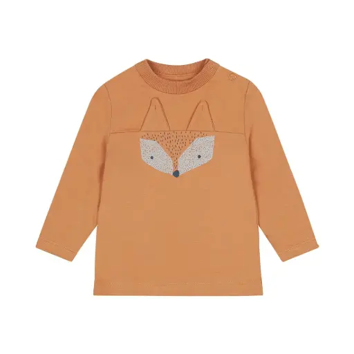 Dirkje Boys' Long-sleeved Top Cognac Fox
