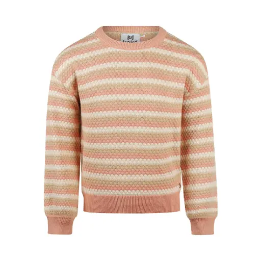 Koko Noko Girls‘ Soft Pink Dropped Shoulder Sweater