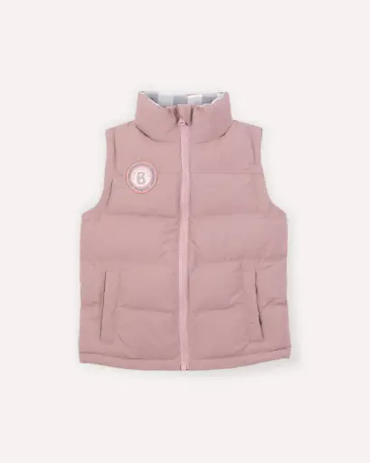 Blara Organic House Winter Puff Vest - Pink