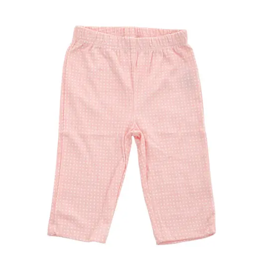 Silkberry Baby Organic Cotton Pullover Pant 8004 (Blush dot)