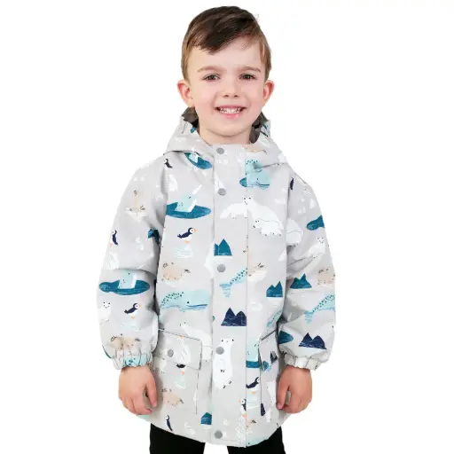  Jan & Jul Cozy-Dry Rain Jacket - Polar Bear Winnie