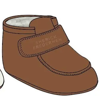 Sherick Fredermen Baby Crib Bootie - Tan