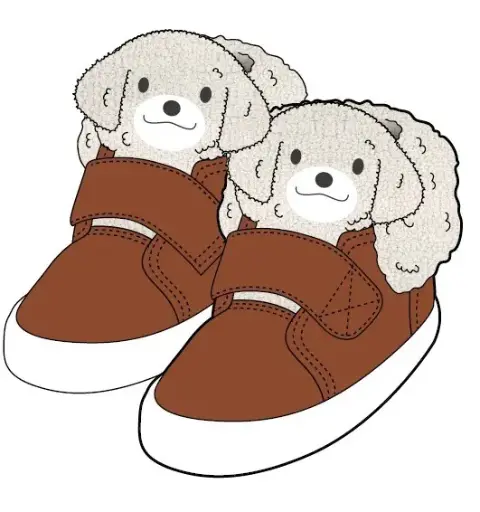 Sherick Fredermen Lovely And Fredermen Lamb Suede Bottie   - Puppy