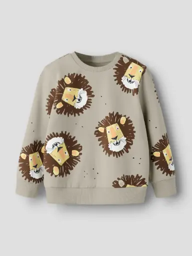 Name It Silver Lining All Over Print - Lion