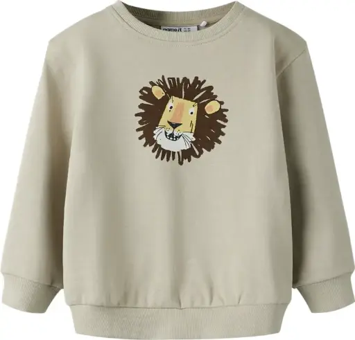 Name It Silver Lining All Over Print - Lion Beige