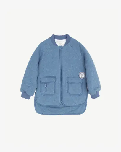 Blara Organic House Stylish Padded Jacket - Navy Blue