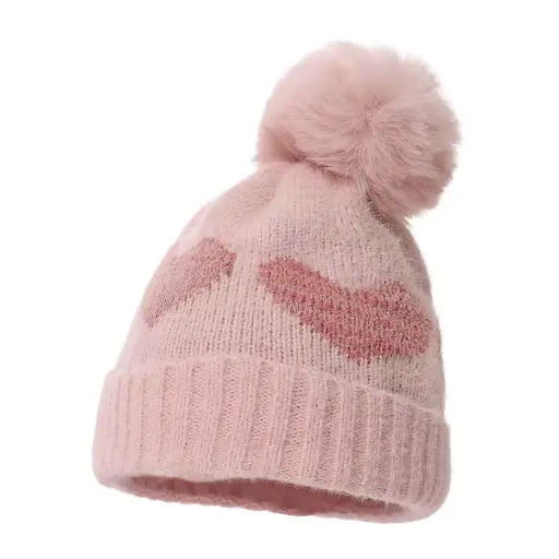 Pompom Toque 1098 - Pink