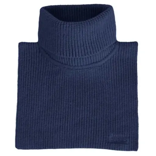 Calikids Collared Knit Neck Warmer - Blue