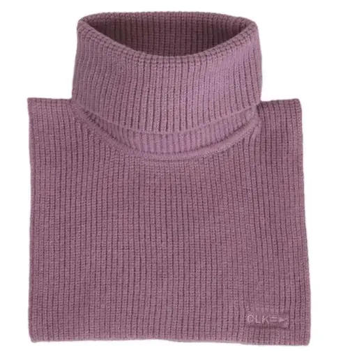 Calikids Collared Knit Neck Warmer - Pink