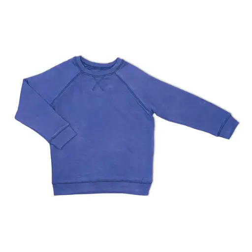 Silkberry Baby Bamboo Fleece Sweatshirt  (Blueberry) 4565